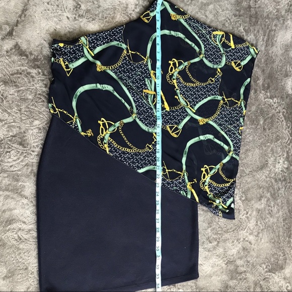 HOST PICK!!!!✨2/$35✨One shoulder dress - Picture 2 of 6